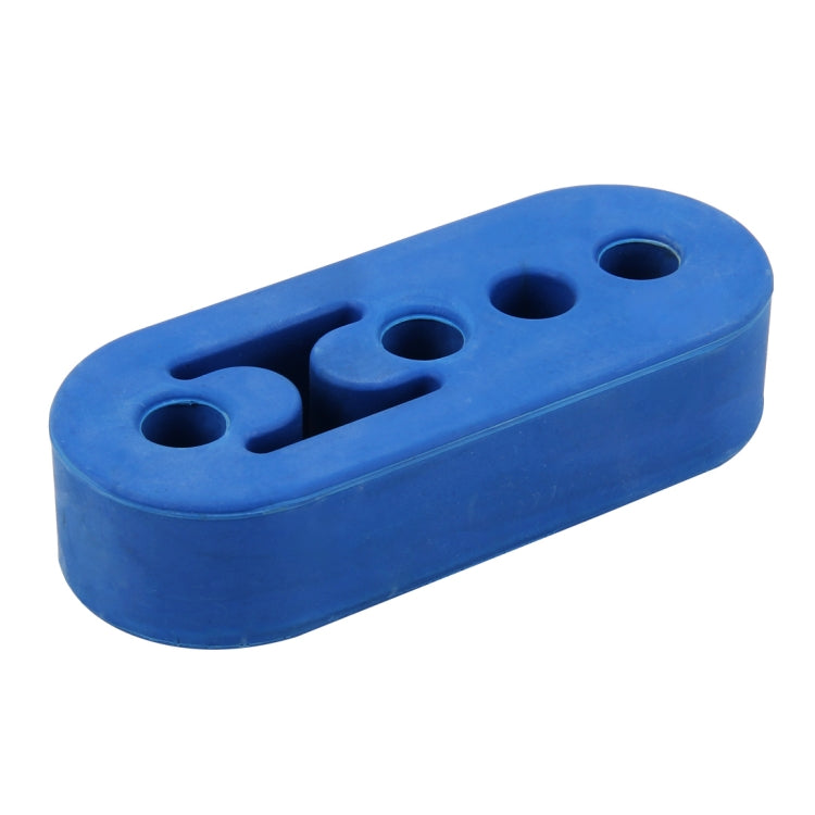 Universal Car 4 Holes Adjustable Rubber Mounting Bracket Exhaust Tube Hanging Rubber Tube(Blue) - Exhaust Pipes by PMC Jewellery | Online Shopping South Africa | PMC Jewellery | Buy Now Pay Later Mobicred