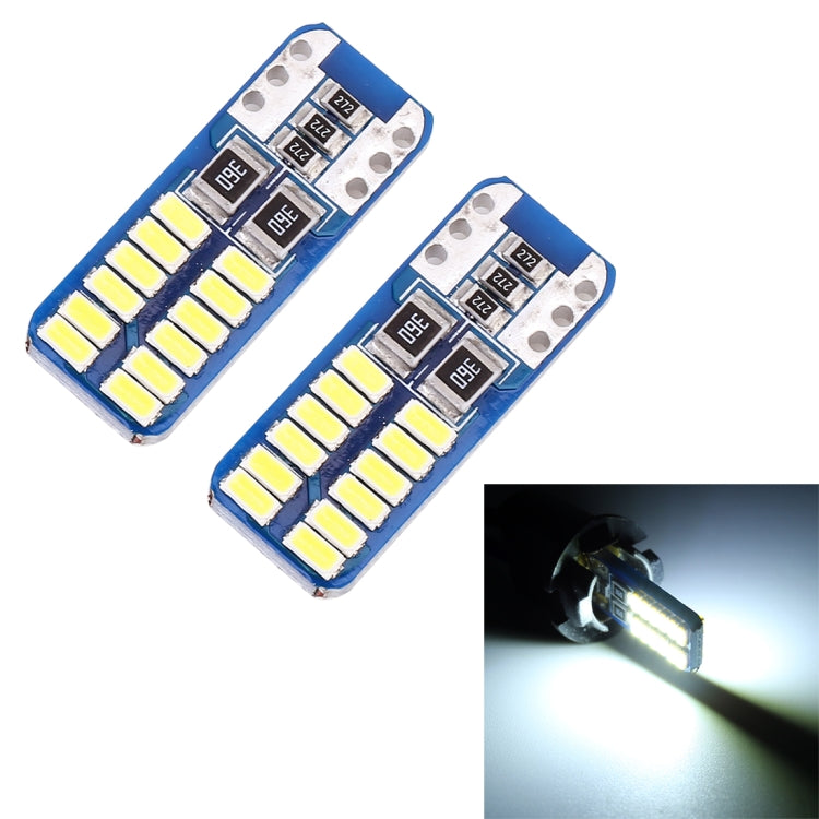 2 PCS T10 / W5W / 168 / 194 DC12V 1.4W 6000K 90LM 12LEDs SMD-3014 Car Reading Lamp Clearance Light, with Decoder - Clearance Lights by PMC Jewellery | Online Shopping South Africa | PMC Jewellery | Buy Now Pay Later Mobicred