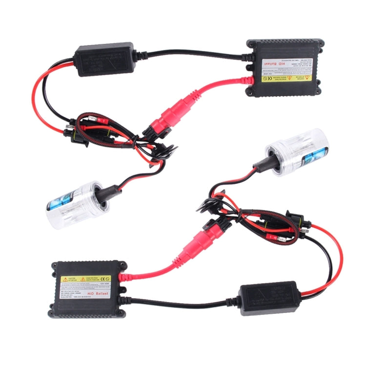 2PCS 35W H3 2800 LM Slim HID Xenon Light with 2 Alloy HID Ballast, High Intensity Discharge Lamp, Color Temperature: 4300K - Xenon Lights by PMC Jewellery | Online Shopping South Africa | PMC Jewellery | Buy Now Pay Later Mobicred