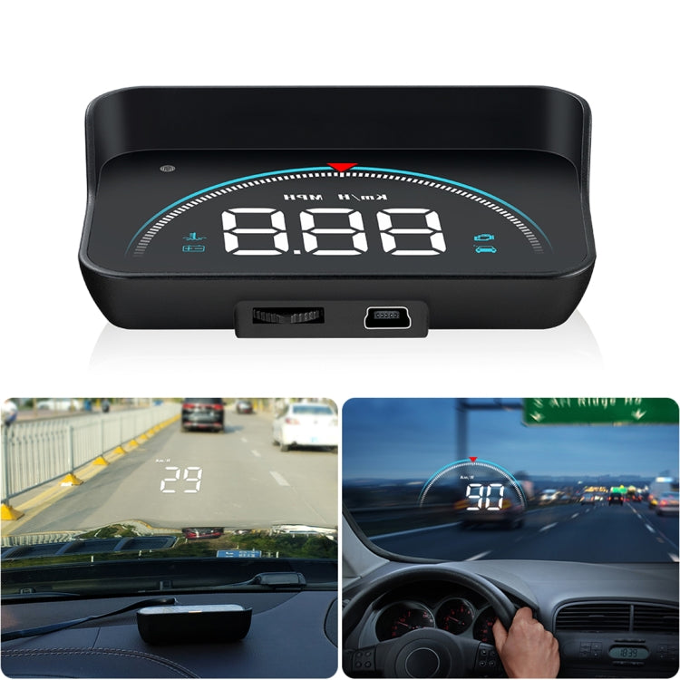 M8 3.5 inch Universal Car OBD2 HUD Vehicle-mounted Head Up Display - Head Up Display System by PMC Jewellery | Online Shopping South Africa | PMC Jewellery | Buy Now Pay Later Mobicred