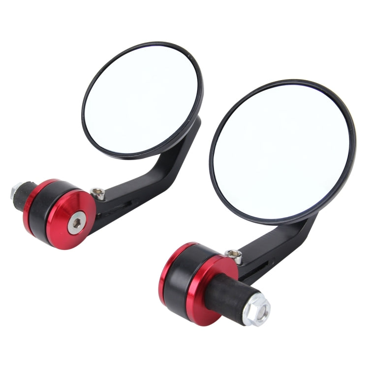 2 PCS Universal Motorcycle Round Shape  Rear View Mirror for Most Motorcycle - Side Mirrors by PMC Jewellery | Online Shopping South Africa | PMC Jewellery | Buy Now Pay Later Mobicred