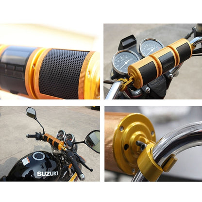 Motorcycle Waterproof Aluminum Shell Bluetooth Handle Stereo Speaker, Support BT/MP3/FM/TF(Gold) - Electrical Instruments by PMC Jewellery | Online Shopping South Africa | PMC Jewellery | Buy Now Pay Later Mobicred