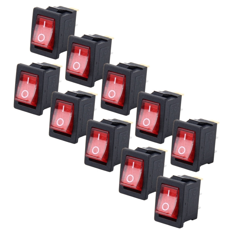 10 PCS Car Auto Universal DIY 3 Pin Boat Cap OFF- ON Push Button - Car Switches by PMC TechLife | Online Shopping South Africa | PMC TechLife | Buy Now Pay Later Mobicred