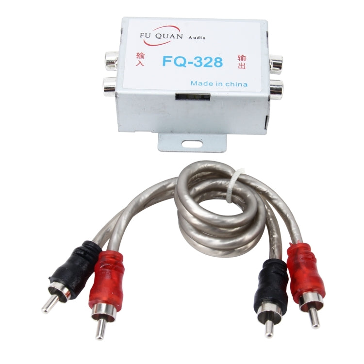 FQ-328 3.5mm Car RCA Amplifier Audio Noise Filter - Car Amplifiers by PMC Jewellery | Online Shopping South Africa | PMC Jewellery