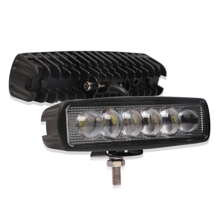 6 inch 18W 6000K IP68 8D Car Boat Marine Work Lights Spotlight LED Bulbs, DC 10-30V (White Light) - Work Lights by PMC Jewellery | Online Shopping South Africa | PMC Jewellery | Buy Now Pay Later Mobicred