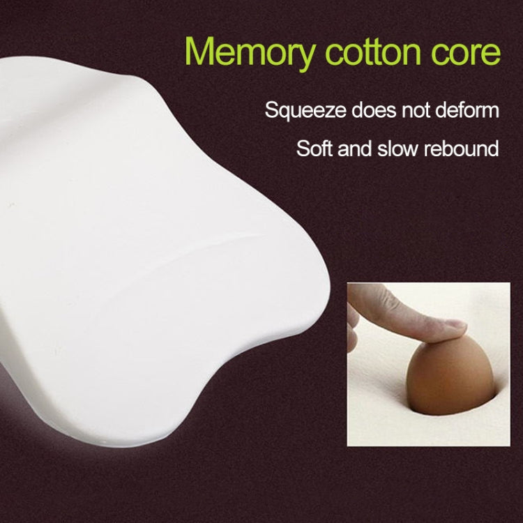 Four Seasons Breathable Memory Foam Car Neck Pillow Polyester Headrest (Beige) - Seat Accessories by PMC TechLife | Online Shopping South Africa | PMC TechLife | Buy Now Pay Later Mobicred