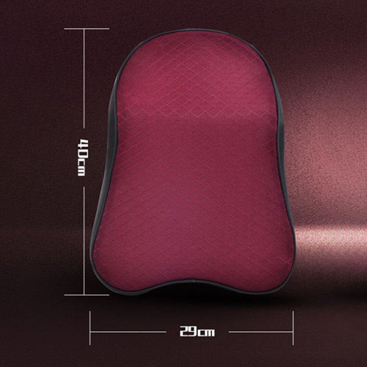 Four Seasons Breathable Memory Foam Car Neck Pillow Polyester Headrest (Yellow) - Seat Accessories by PMC TechLife | Online Shopping South Africa | PMC TechLife | Buy Now Pay Later Mobicred
