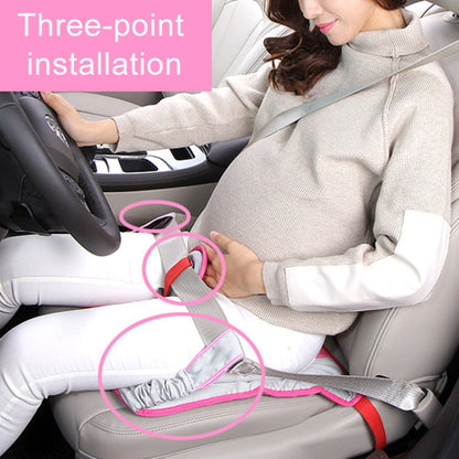 Car Safety Seat Protective Pad with Clip Back Abdominal Belt for Pregnant Woman (Grey) - Seat Belts & Padding by PMC Jewellery | Online Shopping South Africa | PMC Jewellery | Buy Now Pay Later Mobicred