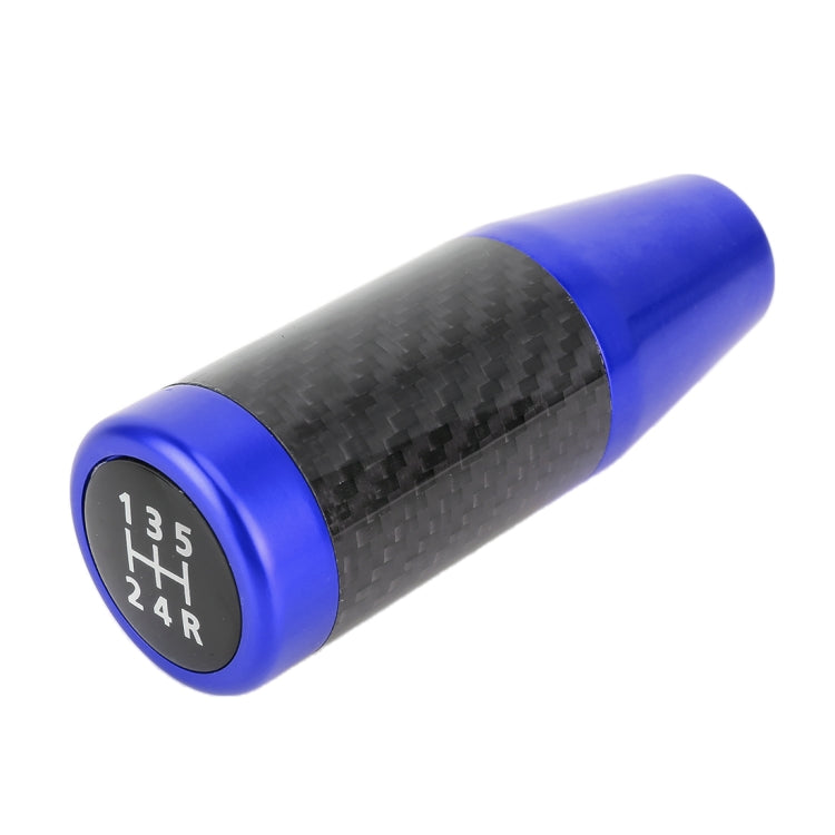 Universal Car Carbon Fiber Pattern Gear Head Gear Shift Knob (Blue) - Shift Knob by PMC Jewellery | Online Shopping South Africa | PMC Jewellery | Buy Now Pay Later Mobicred