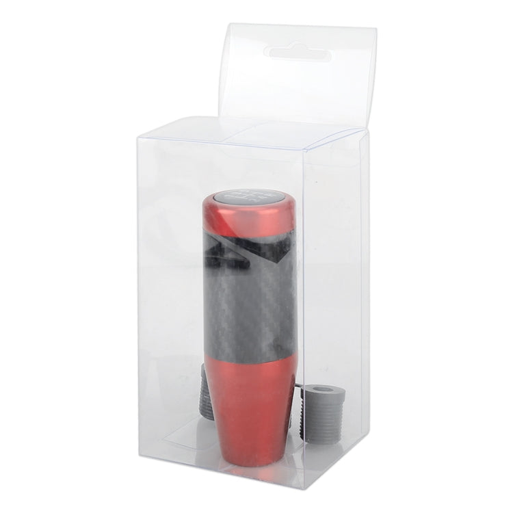 Universal Car Carbon Fiber Pattern Gear Head Gear Shift Knob (Red) - Shift Knob by PMC TechLife | Online Shopping South Africa | PMC TechLife | Buy Now Pay Later Mobicred