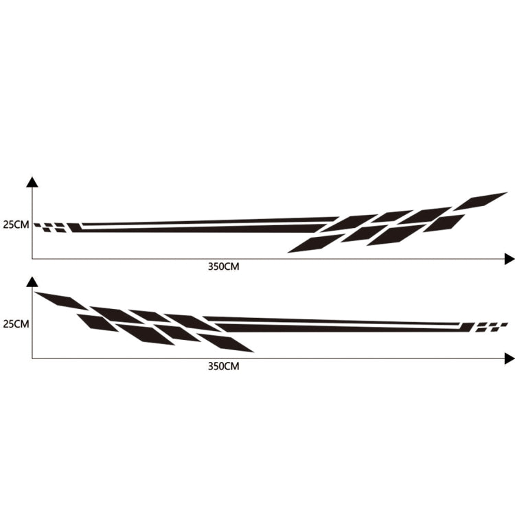 Car Styling Plaid Series PVC Sticker Auto Decorative Sticker (Black) - Decorative Sticker by PMC TechLife | Online Shopping South Africa | PMC TechLife | Buy Now Pay Later Mobicred