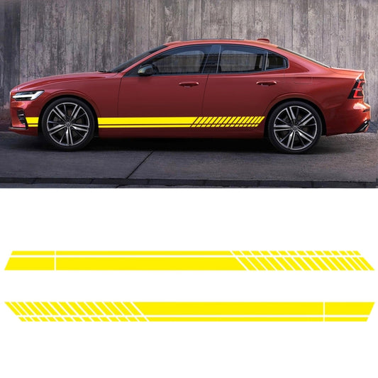 Car Styling Stripe PVC Sticker Auto Decorative Sticker (Yellow) - Decorative Sticker by PMC Jewellery | Online Shopping South Africa | PMC Jewellery | Buy Now Pay Later Mobicred