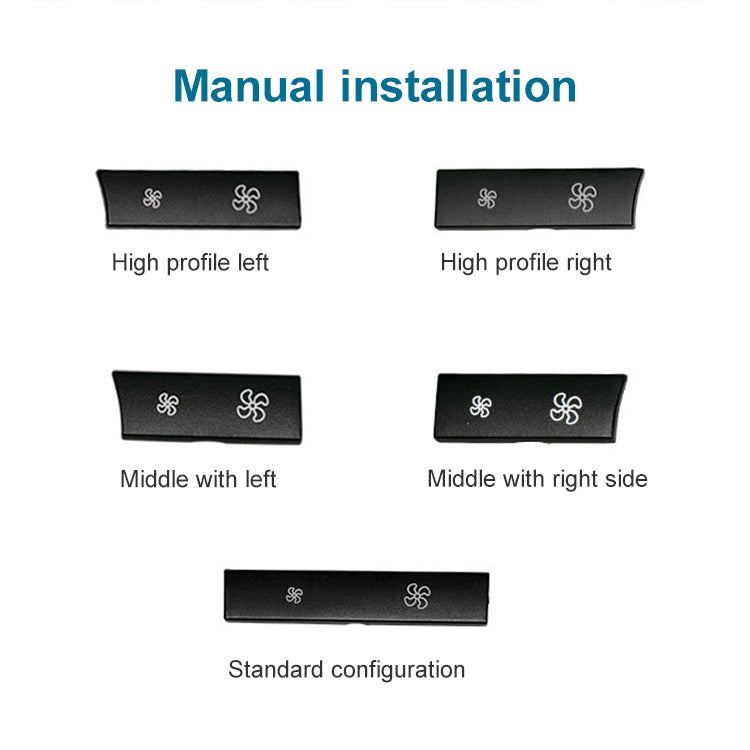 Car Wind Power Switch Air Conditioning Air Volume Button for BMW 5 Series 2011-2017 / 7 Series 2009-2015, Left High Configuration - Car Switches by PMC TechLife | Online Shopping South Africa | PMC TechLife | Buy Now Pay Later Mobicred