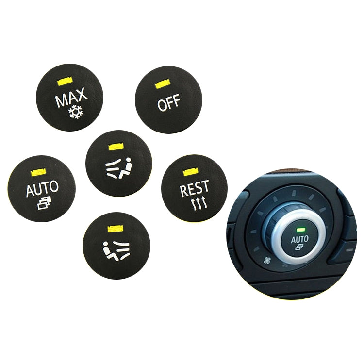 Car Air Conditioner Panel Switch Button LEFT Key 6131 9250 196-1 for BMW E60 2003-2010, Left Driving - Car Switches by PMC TechLife | Online Shopping South Africa | PMC TechLife | Buy Now Pay Later Mobicred