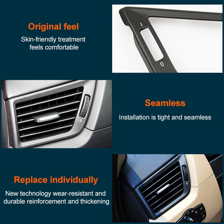 Car Left Side Air Conditioner Vent Panel for BMW X1, Left Driving(Color: Bright) - Car Interior Mouldings by PMC Jewellery | Online Shopping South Africa | PMC Jewellery | Buy Now Pay Later Mobicred