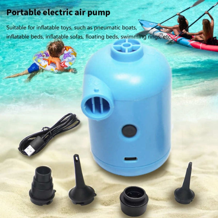 HT-426 USB Electric Air Pump for Rubber Boat Inflatable Bed (White) - Inflatable Pump by PMC Jewellery | Online Shopping South Africa | PMC Jewellery