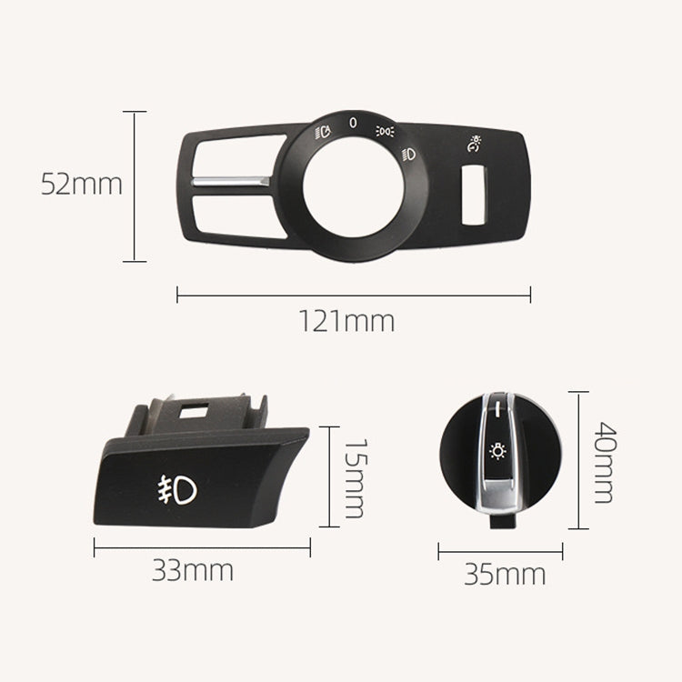 Car Rear Fog Light Switch Button Knob for BMW 5 Series 2010-2017, Left Driving - Car Light Accessories by PMC TechLife | Online Shopping South Africa | PMC TechLife | Buy Now Pay Later Mobicred