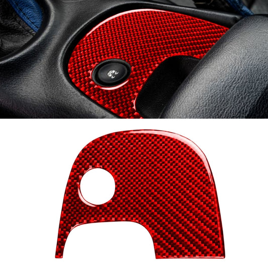 Carbon Fiber Car Lower Console Sticker for Chevrolet Corvette C5 1998-1999, Left Drive(Red) - Car Interior Mouldings by PMC Jewellery | Online Shopping South Africa | PMC Jewellery | Buy Now Pay Later Mobicred