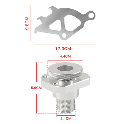 For Ford Mustang 1996-2004 Car Cable Firewall Regulator Clutch Quadrant Kit(Silver) - Engine Fittings by PMC Jewellery | Online Shopping South Africa | PMC Jewellery | Buy Now Pay Later Mobicred