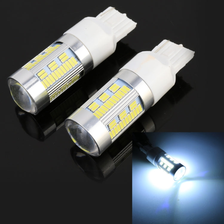 2 PCS T20 / 7440 DC12-24V 21W Car Turn Light 105LEDs SMD-4014 Lamps, with Decoder (White Light) - Arrow Turn Lights by PMC Jewellery | Online Shopping South Africa | PMC Jewellery | Buy Now Pay Later Mobicred