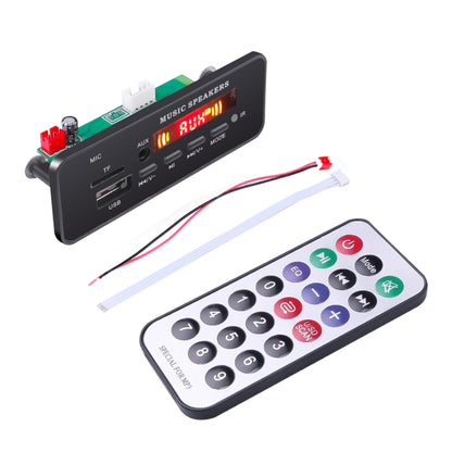 Car 12V 2x3W Audio MP3 Player Decoder Board FM Radio TF USB 3.5mm AUX, with Bluetooth & Recording Call Function & Remote Control - Car MP3 & MP4 & MP5 by PMC Jewellery | Online Shopping South Africa | PMC Jewellery | Buy Now Pay Later Mobicred