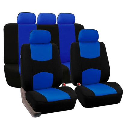 9 in 1 Universal Four Seasons Anti-Slippery Cushion Mat Set for 5 Seat Car, Style:Ordinary (Blue) - Seat Accessories by PMC Jewellery | Online Shopping South Africa | PMC Jewellery | Buy Now Pay Later Mobicred