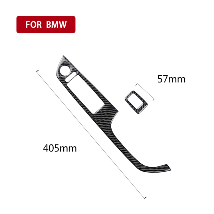 2 in 1 Carbon Fiber Car Right Driving Lifting Panel Decorative Sticker for BMW E92 2005-2012 - Car Interior Mouldings by PMC Jewellery | Online Shopping South Africa | PMC Jewellery | Buy Now Pay Later Mobicred