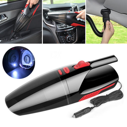 Car Wired Portable 120W Handheld Powerful Vacuum Cleaner with LED Light Cable Length: 5m(Black) - Vacuum Cleaner by PMC Jewellery | Online Shopping South Africa | PMC Jewellery | Buy Now Pay Later Mobicred