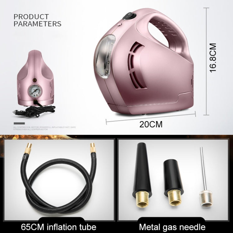 DC 12V 100W Four In One Portable  Car Tire Pump Inflatable Pump(Gold) - Inflatable Pump by PMC TechLife | Online Shopping South Africa | PMC TechLife