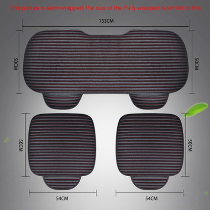 3 in 1 Car Seat Cushion Free Binding All Inclusive Seat Mat Set (Black) - Seat Accessories by PMC Jewellery | Online Shopping South Africa | PMC Jewellery | Buy Now Pay Later Mobicred