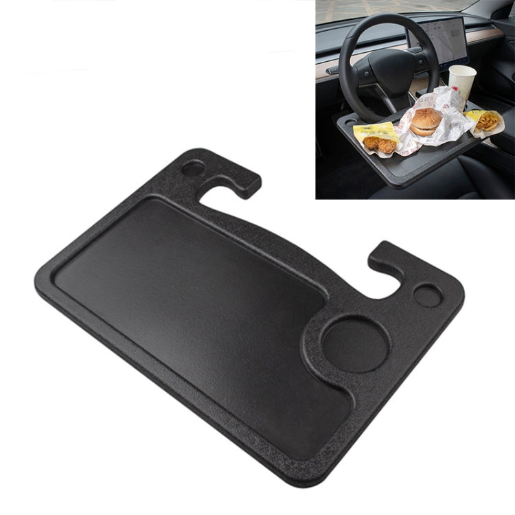 Car Portable Desk Steering Wheel Multi-use Tray Stand Car Food Eating Table for Tesla Model 3 / S / X / Y - Stowing Tidying by PMC Jewellery | Online Shopping South Africa | PMC Jewellery | Buy Now Pay Later Mobicred