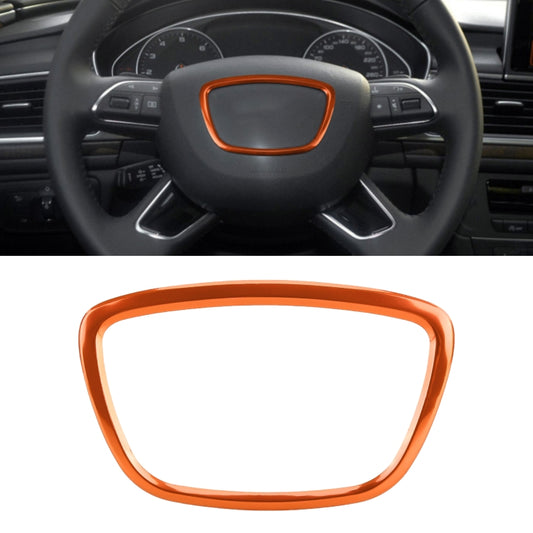 Car Auto Steering Wheel Ring Cover Trim Sticker Decoration for Audi (Orange) - Decoration Rings by PMC Jewellery | Online Shopping South Africa | PMC Jewellery | Buy Now Pay Later Mobicred