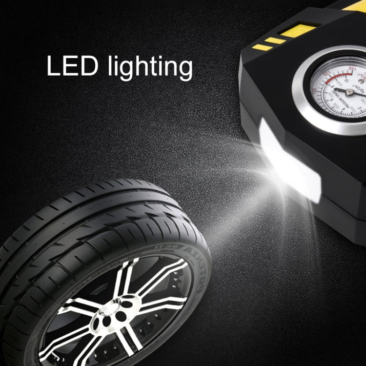 Car 12V Portable Inflatable Cylinder Pedal Pointer Air Pump with Light - free shipping - PMC TechLife - Order now!