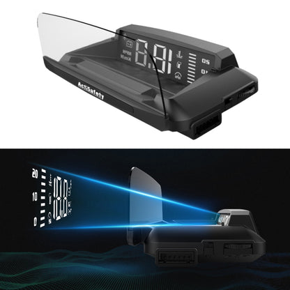 H408C Car 3.7 inch OBD Mode HUD Head-up Display Support Water Temperature Alarm Voltage Alarm - Head Up Display System by PMC Jewellery | Online Shopping South Africa | PMC Jewellery | Buy Now Pay Later Mobicred