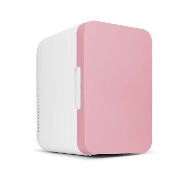 8L 37-48W Car / Home Mini Refrigerator, EU Plug(Pink) - Refrigerators by PMC Jewellery | Online Shopping South Africa | PMC Jewellery | Buy Now Pay Later Mobicred