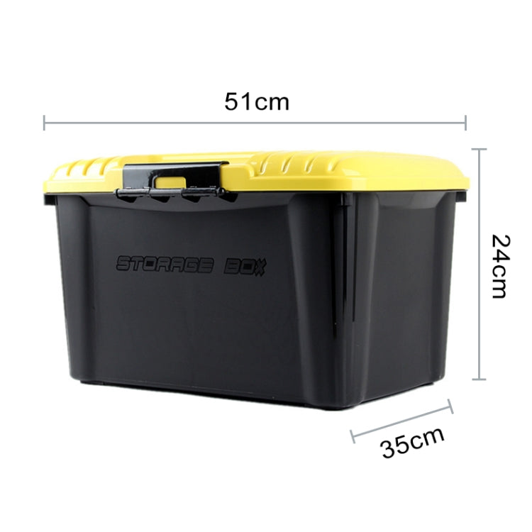 3R-2001 Car / Household Storage Box Sealed Box, Capacity: 30L (Yellow) - Stowing Tidying by 3R | Online Shopping South Africa | PMC Jewellery | Buy Now Pay Later Mobicred