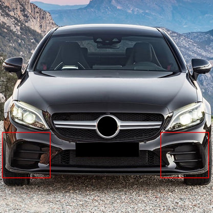 Car Air Inlet Grille Decoration Sticker Strip for Mercedes-Benz C Class C180L/C260L/C300L (Carbon Fiber Black) - Decorative Strip by PMC Jewellery | Online Shopping South Africa | PMC Jewellery | Buy Now Pay Later Mobicred