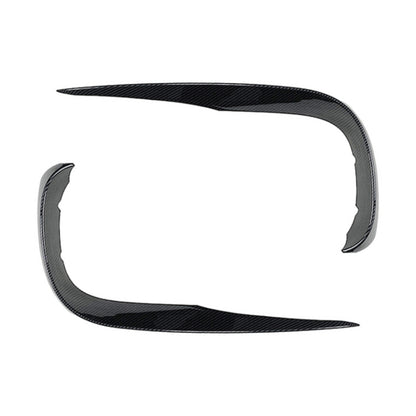 Car Front Wind Knife Decoration Sticker Strip for Mercedes-Benz E Class W213 2016-2020/E200/E260/E300 (Carbon Fiber Black) - Decorative Strip by PMC Jewellery | Online Shopping South Africa | PMC Jewellery | Buy Now Pay Later Mobicred