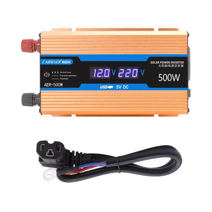 Carmaer Modified Sine Wave 48V to 220V 500W Car Multi-function Double Digital Display Inverter Household Power Converter - Modified Square Wave by PMC Jewellery | Online Shopping South Africa | PMC Jewellery | Buy Now Pay Later Mobicred