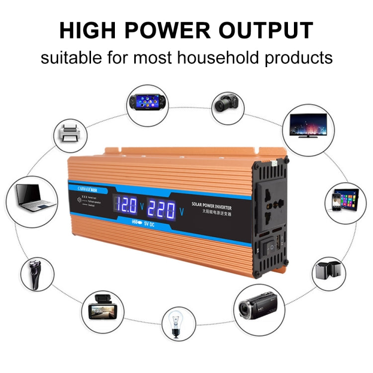 Carmaer Modified Sine Wave 48V to 220V 500W Car Multi-function Double Digital Display Inverter Household Power Converter - Modified Square Wave by PMC Jewellery | Online Shopping South Africa | PMC Jewellery | Buy Now Pay Later Mobicred