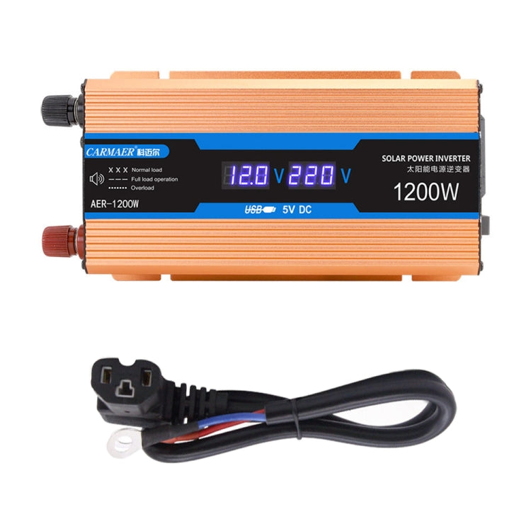 Carmaer Modified Sine Wave 48V to 220V 1200W Car Multi-function Double Digital Display Inverter Household Power Converter - Modified Square Wave by PMC Jewellery | Online Shopping South Africa | PMC Jewellery | Buy Now Pay Later Mobicred