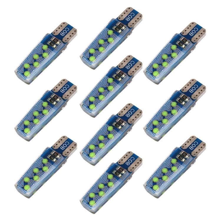 10 PCS T10 DC12V / 1.2W Car Clearance Light 12LEDs COB Lamp Beads (Ice Blue Light) - Clearance Lights by PMC Jewellery | Online Shopping South Africa | PMC Jewellery | Buy Now Pay Later Mobicred