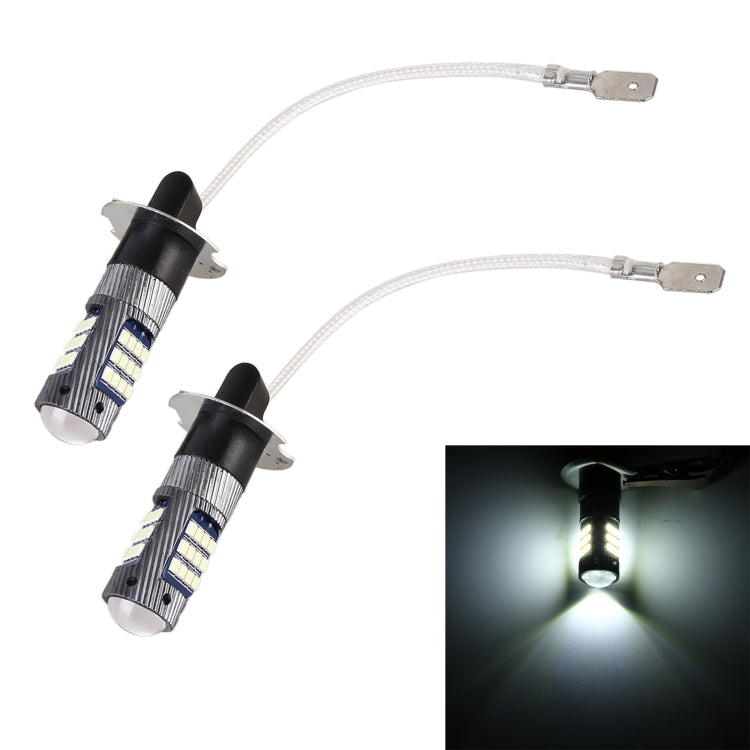 1 Pair H3 DC12V / 5W Car LED Fog Light with 42LEDs SMD-2016 Lamp Beads (White Light) - Fog / Driving Lights by PMC Jewellery | Online Shopping South Africa | PMC Jewellery | Buy Now Pay Later Mobicred