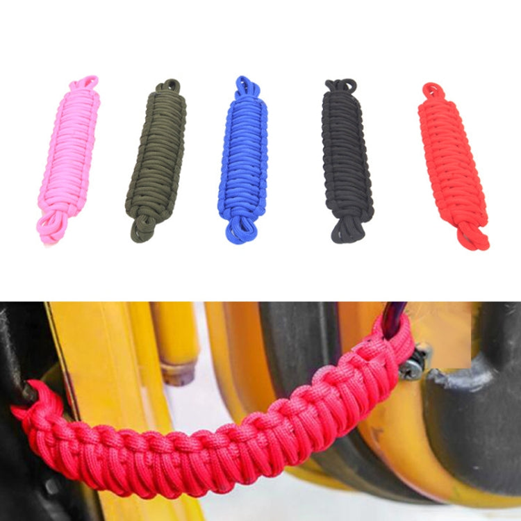 Car Door Limit Braided Rope Strap for Jeep Wrangler (Pink) - Other Tools by PMC Jewellery | Online Shopping South Africa | PMC Jewellery | Buy Now Pay Later Mobicred