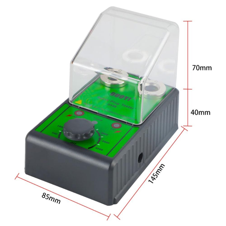 DUOYI DY28 Car Double Hole Spark Plug Tester, US Plug - Electronic Test by DUOYI | Online Shopping South Africa | PMC Jewellery | Buy Now Pay Later Mobicred