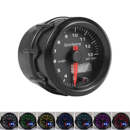 Car Universal 52mm Digital Display LED LCD Colorful Exhaust Temperature Gauge - Car Modification by PMC Jewellery | Online Shopping South Africa | PMC Jewellery | Buy Now Pay Later Mobicred