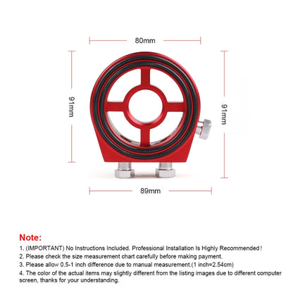 Car Modification Oil Temperature and Oil Pressure Gauge Adapter (Silver) - Engine Fittings by PMC Jewellery | Online Shopping South Africa | PMC Jewellery | Buy Now Pay Later Mobicred