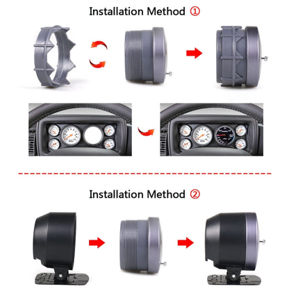 60mm Car Modified 0-3bar Turbocharged Instrument with Bracket - Car Modification by PMC Jewellery | Online Shopping South Africa | PMC Jewellery | Buy Now Pay Later Mobicred