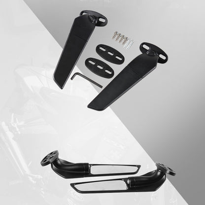 1 Pair Motorcycle Modified Wind Wing Adjustable Rotating Rearview Mirror - Side Mirrors by PMC Jewellery | Online Shopping South Africa | PMC Jewellery