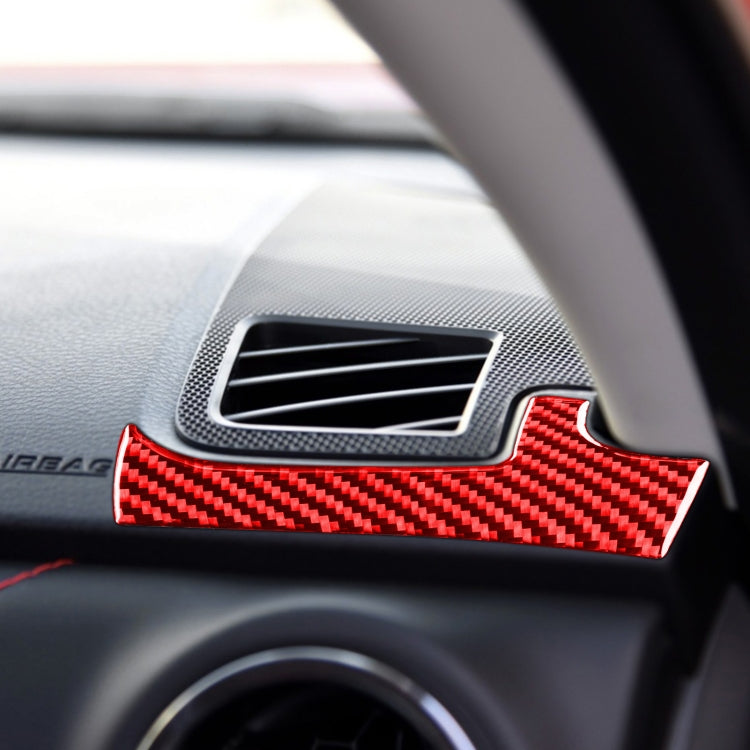 2 PCS / Set Carbon Fiber Car Dashboard Air Outlet Decorative Sticker for Toyota Tundra 2014-2018,Left Drive(Red) - Car Interior Mouldings by PMC Jewellery | Online Shopping South Africa | PMC Jewellery | Buy Now Pay Later Mobicred